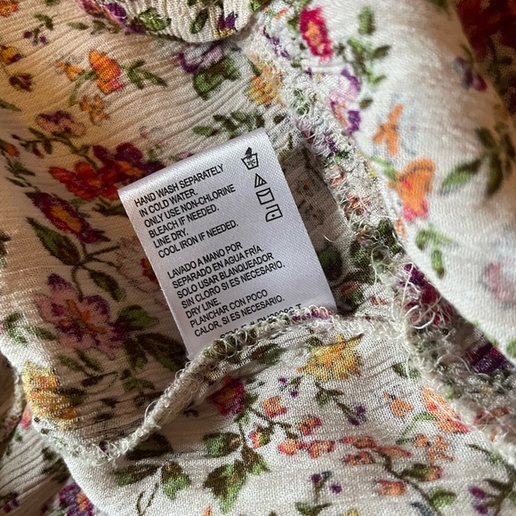 Patrons of Peace floral tank top Size Large - Picture 3 of 5